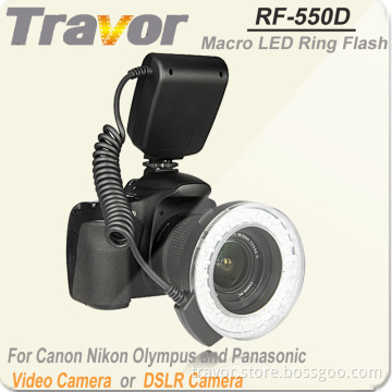 Macro Camera Flash Light RF-550d for Canon&Nikon&Olympus&Panasonic DSLR Cameras (RF-550D)
